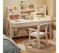 GNYVZXPLQ Table Informatique, Bureau d'étude, tiroirs, bibliothèque, Petit Espace, Bureau à Domicile, Multicolore, 39,4 x 23,6 x 41,7 Pouces(White)