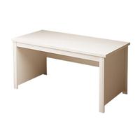 GNYVZXPLQ Table Informatique, Bureau d'ordinateur for Bureau à Domicile, Bureau de Jeu, étude, Blanc/Naturel/Noyer 120 x 60 x 75 cm(White)