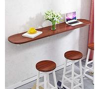 GNYVZXPLQ Table Informatique, Table Pliante Murale, établi, Bureau, Salle à Manger, Bureau, Cuisine, Multicolore (60-120) x 30 cm(Brown,80x30cm(31x12))