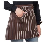 GNYVZXPLQ Tablier à taille mi-courte Demi-tablier court multicolore serveur serveuse cuisine bar café(Color 3)