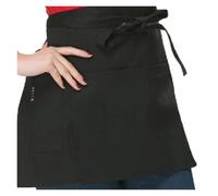 GNYVZXPLQ Tablier à taille mi-courte Demi-tablier court multicolore serveur serveuse cuisine bar café(Color 1)