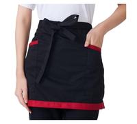 GNYVZXPLQ Tablier à taille mi-courte Demi-tablier court multicolore serveur serveuse cuisine bar café(Color 5)