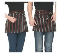 GNYVZXPLQ Tablier à taille mi-courte Tablier court multicolore demi-taille serveuse serveur cuisine Bar Pub café(COLOR 6)