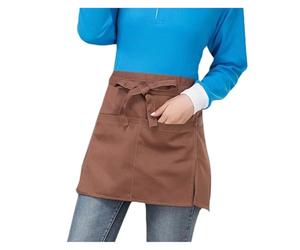 GNYVZXPLQ Tablier à taille mi-courte Tablier de taille cuisine for serveur, couleur unie, demi-court, multicolore, réglable, for hommes et femmes(Color 5)