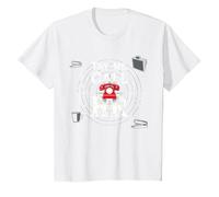 Go Ahead Call HR: Try Me Sassy Office Humour Graphic T-Shirt, Enfant, Blanc, 8 Ans