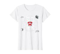 Go Ahead Call HR: Try Me Sassy Office Humour Graphic T-Shirt, Femme, Blanc, XS