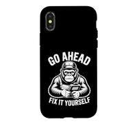 Go Ahead Fix It Yourself Réparation Automobile Coque pour iPhone X/XS