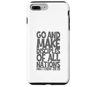 Go and Make Disciples of All Nation Matthew 28:19 Effet 3D Coque pour iPhone 7 Plus/8 Plus