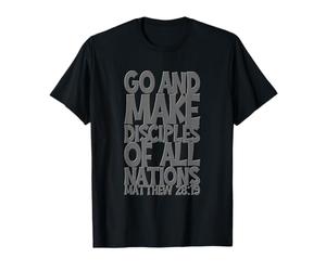 Go and Make Disciples of All Nation Matthew 28:19 Effet 3D T-Shirt