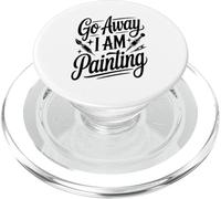 Go Away Je Peins Tatoueur Passionné Humour PopSockets PopGrip pour MagSafe