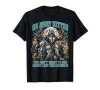 Go Away Kitten Funny Alpha Wolf Meme Werewolf Bootleg Y2K T-Shirt