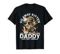 Go Away Kitten, Funny Bootleg Daddy Sigma Squelette Moon T-Shirt