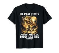 Go Away Kitten, Funny Bootleg Daddy Sigma Wolf Hurlant Moon T-Shirt