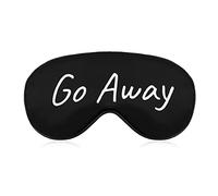 Go Away Sleep Mask Funny Blindfold for Sleeping Elastic Blackout Eye Mask Cover for Full Night's Sleep Travel and Nap