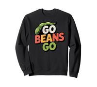 Go Beans Go Retro Power Plant Foods Lover Healthy Life Sweatshirt