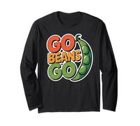 Go Beans Go Vegan Power Plant Foods Lover Healthy Life Manche Longue