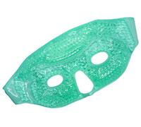 Go Beauty Masque facial relaxant au toucher doux, thérapie par le chaud et le froid réutilisable avec perles d'hydrogel, compresse flexible non toxique pour les maux de tête, la migraine, le