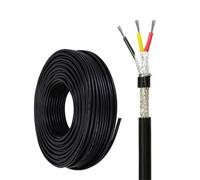 GO BEYOND YOURSEIF 3 Conductor Shielded Silicone Wire 100FT Tinned Copper Signal Wire