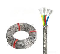 GO BEYOND YOURSEIF 4 Core FEP High Temp Shielded Cable, 0.12-0.75mm² Silver Plated Copper Wire(0.35mm2)