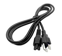 GO BEYOND YOURSEIF Câble d'alimentation 3 Broches (4/5/6 Pieds) avec Connecteur Cloverleaf C5, Câble De Chargeur Secteur Standard Américain for Ordinateur Portable, Projecteur(UL-5ft-0.75mm²)