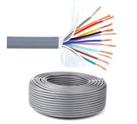 GO BEYOND YOURSEIF Câble De Chaîne De Traînée Hautement Flexible, Câble De Contrôle De Mouvement Continu En Cuivre Sans Oxygène, Fil De Robot Robuste Résistant À L'huile 20C(20C-100FT,22AWG)