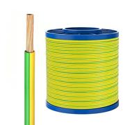 GO BEYOND YOURSEIF Câble De Terre Solaire 2.5/4/6/10/16 Mm², AS/NZS 5000.1, Câble De Mise À La Terre Jaune-vert, Conducteur Flexible V-90 PVC, Pour Système Photovoltaïque, Onduleur(1.5mm²(16AWG))