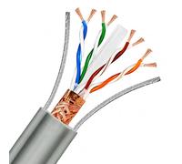GO BEYOND YOURSEIF Câble Ethernet De Voyage For Ascenseur, Câble Plat Cat6 À Chaîne De Traînée, Câble Réseau En Cuivre Sans Oxygène À Double Blindage, Flexible Anti-flexion for Les Hôtels(950FT)