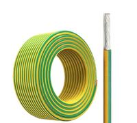 GO BEYOND YOURSEIF Fil Haute Température Isolé FEP 28/26/24 AWG, Conducteur En Cuivre Étamé, Résistant À La Chaleur Jusqu'à 200 °C, 300 V, For L'électronique 1 Rouleau(Yellow green,26AWG/610m)