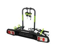 GO BIKER Porte-Vélos Beat Pro pour 2 Vélos - Attelage Antivol - Supporte 15 kg par Rail - Châssis en Acier et Aluminium - Bras Ajustables - Tous Les Types de Vélos - Double Verrouillage de Sécurité