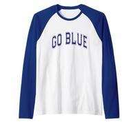 GO BLUE Summer Camp Team Compétition Field Day War Game Kids Manche Raglan