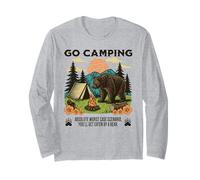 Go Camping Worst Case Scénario You Get Eaten By A Bear Humour Manche Longue