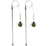 Go Cat Catcher Da Bee Jouet pour chat fait main aux États-Unis (1 abeille) (lot de 2)