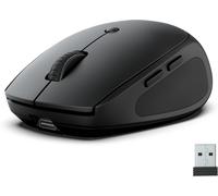 GO Charge Souris sans Fil Bluetooth Rechargeable - Silencieuse et Ergonomique, Multi Appareils Via Bluetooth ou Récepteur USB, pour PC Portable, Ordinateur, Téléphone, Tablette