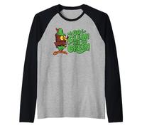 Go Clean and Go Green Retro Woodsy Owl Officially Licensed Manche Raglan