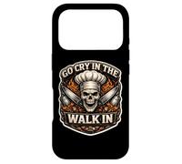Go Cry in The Walk in The Tough New Chef Cook Assistant Skull Coque pour iPhone 17 Pro