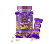 Go Desi Barre de chikki aux arachides | Sans conservateurs ni colorants ajoutés | Gajak | Bonbons | Gazak | 50 pièces