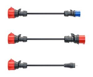 go-e "Ensemble d''adaptateurs pour Gemini flex 11 kW, ensemble de 3 pièces"