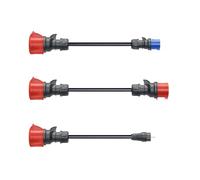 go-e Kit Adaptateur pour Station de Charge Gemini Flex 22 KW sur CEE Rouge 16 A/CEE Bleu 16 A/Prise Domestique 230 V