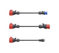 go-e Kit Adaptateur pour Station de Recharge Gemini Flex 11 KW sur CEE Rouge 32A / CEE Bleu 16 A/Prise Domestique 230V