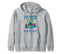 Go Earth It's Your Earth Day Music Sing Dance Planet Party Sweat à Capuche