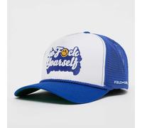 Go F Yourself Twill Mesh Trucker bleu ONE SIZE
