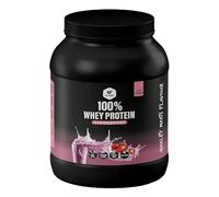 Go Fitness Nutrition - 100% Whey Protein - Strawberry - 2200 g - Isolat de Whey Rapide, Faible en Sucre, Récupération Musculaire, Saveur Fraise