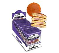Go Fitness Nutrition - Protein Pancake - Blueberry - 12-Pack - Pancakes Protéinés, Faible en Sucre, Saveur Myrtille, Petit Déjeuner ou Collation