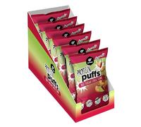 Go Fitness Nutrition - Protein Puffs - Veggie Mix - 6-Pack - Snacks Protéinés, Faible en Sucre, Mélange de Légumes, Croquant et Savoureux