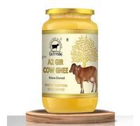 Go Fresho Gir Vache Ghee A2 | Méthode védique Bilona | Pure, naturelle et saine (100 ml)