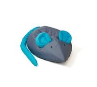 GO GIFT Pouf Bleu Gris Oxford Souris