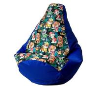 GO GIFT Pouf Bleu Oxford Tissu Anti-déchirure Pat' Patrouille 105 x 80 cm