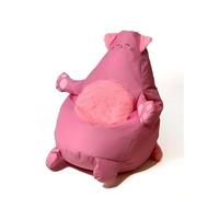 GO GIFT Pouf Rose Oxford Chat 130 x 90 cm