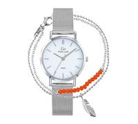 Go Girl Coffret Montre Femme Acier Milanais + Bracelet Argenté 694617