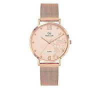 Go Girl Montre Femme Acier Doré Rose Milanais 695547